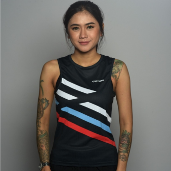 CORTIGER - Woman's Singlet Linea Black